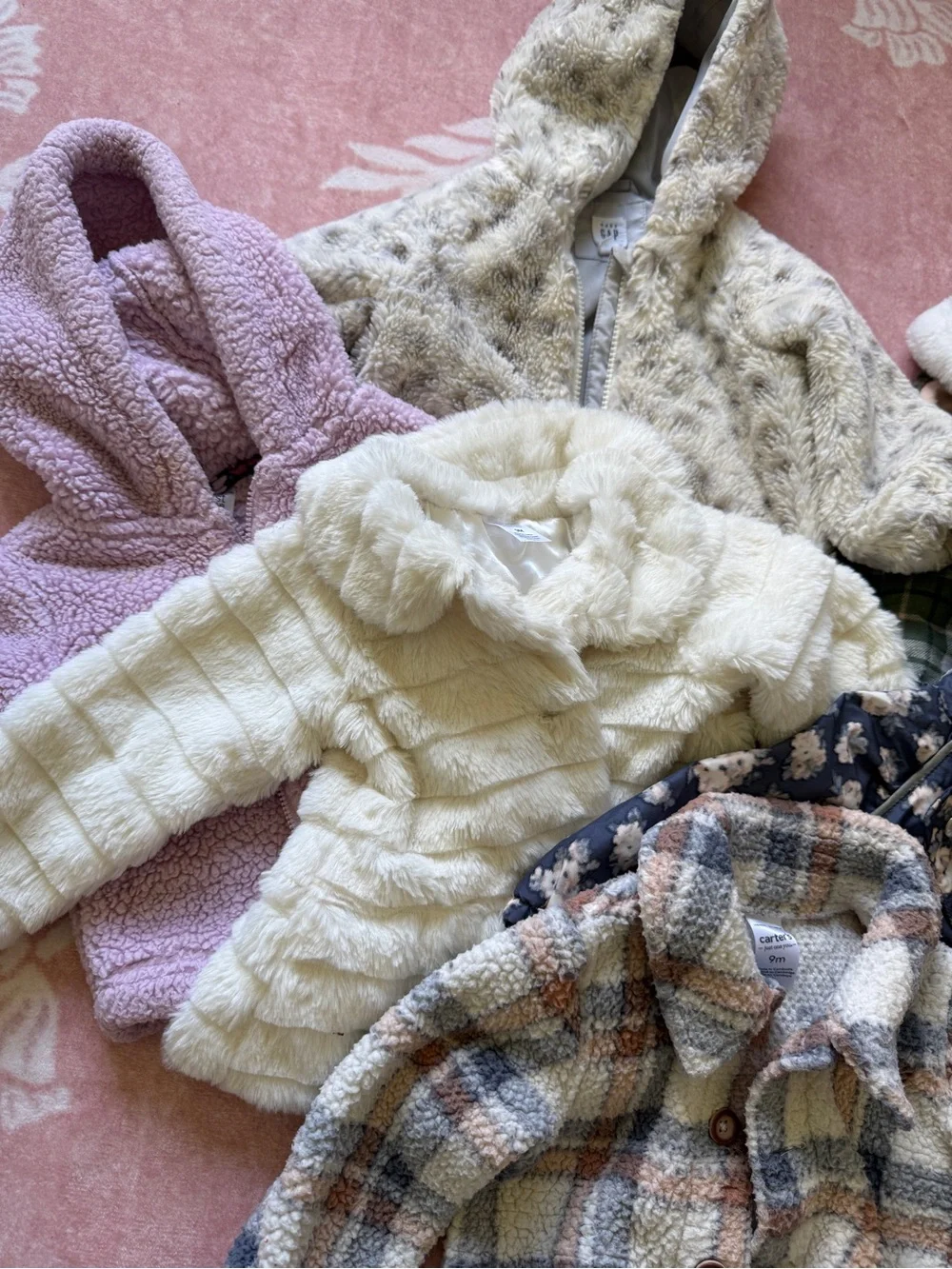Baby Girl 6-12 months coats and jackets bundle